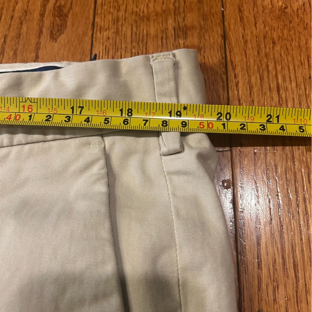 Polo Ralph Lauren Classic Fit Straight Leg Chino Pants Khaki 40x30 STF Newport - Picture 8 of 14